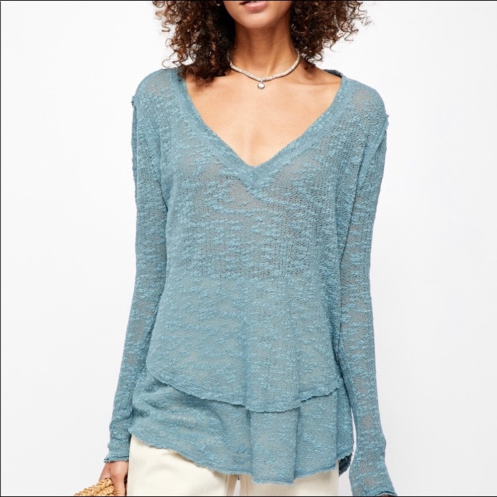Free People OceanAir Hacci Top